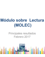 Módulo sobre Lectura (MOLEC) 2015-2017