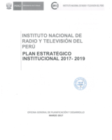 Plan Estratégico Institucional 2017 - 2019